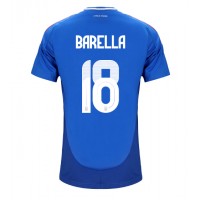 Italien Nicolo Barella #18 Heimtrikot EM 2024 Kurzarm